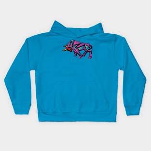 Colored bull Kids Hoodie